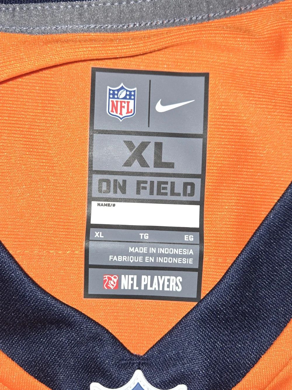 Nwt Nike Denver Broncos Orange #3 Men's Football Jersey